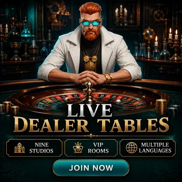 Ruleta con crupier en vivo girando en Boomzino mientras el crupier profesional da la bienvenida a los jugadores