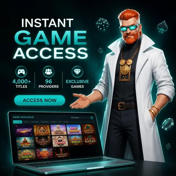El Alquimista Jefe presentando portátil con más de 4.000 juegos en el portal de inicio de sesión de Boomzino